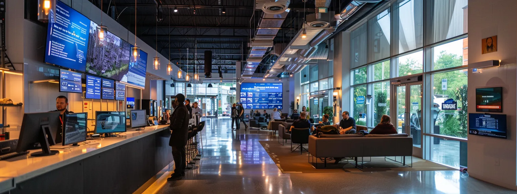 a compelling visual of a bustling new jersey used car dealership, featuring a prominently displayed timeline infographic detailing the bond issuance process, illuminated by bright natural light to emphasize clarity and professionalism.